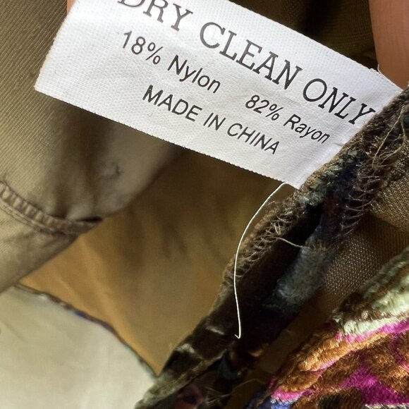 Bella Terra Whimsigoth Green Velvet Butterfly Sequin Green Shirt Blouse y2k 90's - Picture 4 of 11